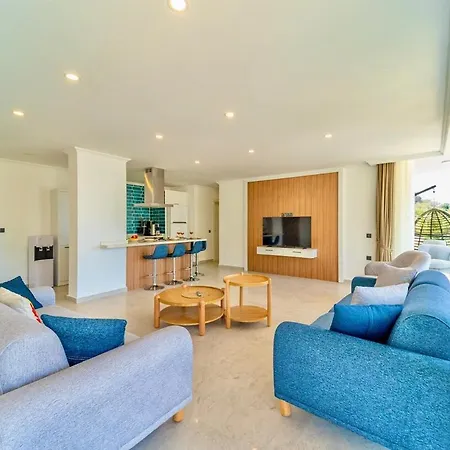 Апартаменты With A Pool And Sea View In Kalkan 2