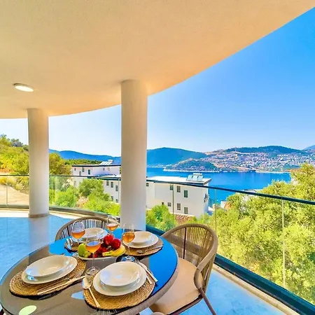 Апартаменты With A Pool And Sea View In Kalkan 2